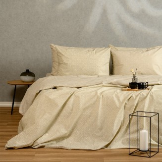 Παπλωματοθήκη Μονή 165x245 Melinen Ultra Line Chantal Beige