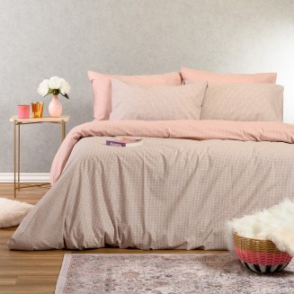 Παπλωματοθήκη Μονή 165x245 Melinen Casual Line Davide Rose