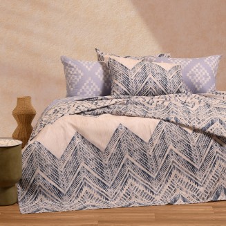 Παπλωματοθήκη Υπέρδιπλη 225x245 Melinen Casual Line Barrio Blue