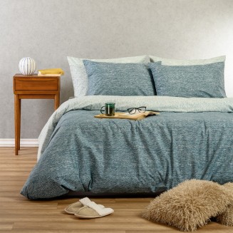 Παπλωματοθήκη Υπέρδιπλη 225x245 Melinen Casual Line Rafaelo Petrol