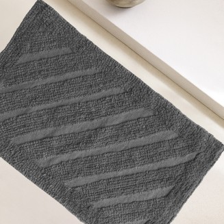 Πατάκι Μπάνιου 40x60 Melinen Task Dark Grey Πατάκι Μπάνιου 40x60 Melinen Task Dark Grey