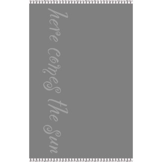 Πετσέτα Θαλάσσης 86x160 Melinen Beatles Dark Grey