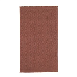 Πετσέτα Θαλάσσης 90x180 Melinen Cuba Apple Brown