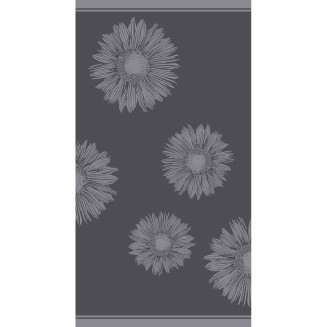 Πετσέτα Θαλάσσης 86x160 Melinen Flower Dark Grey