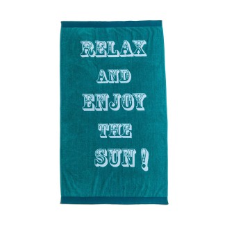 Πετσέτα Θαλάσσης 86x160 Melinen Relax Turquoise