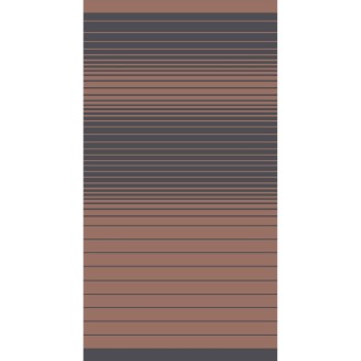 Πετσέτα Θαλάσσης 86x160 Melinen Stripes Brown