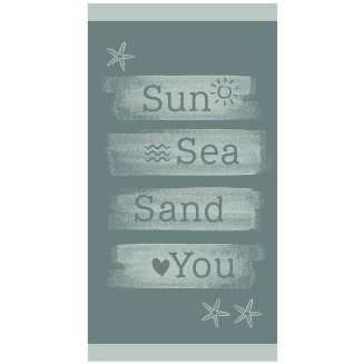 Πετσέτα Θαλάσσης 86x160 Melinen Sun Sea Sand Aqua