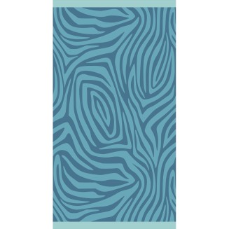 Πετσέτα Θαλάσσης 86x160 Melinen Zebra Blue