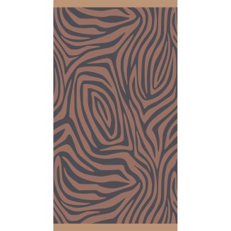 Πετσέτα Θαλάσσης 86x160 Melinen Zebra Dark Grey