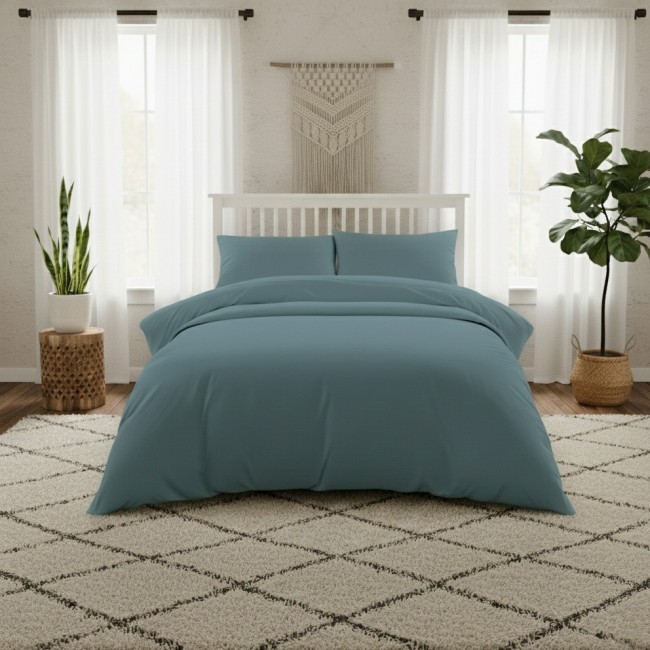ΣΕΝΤΟΝΙ KING SIZE (Λ) 180Χ200 LAVISH SATIN DARK AQUA