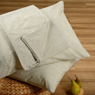 Σεντόνι Σετ 2 Τεμ. Μονό Με Λάστιχο 100x200+32 Melinen Casual Line Mini Layla Pastel Aqua