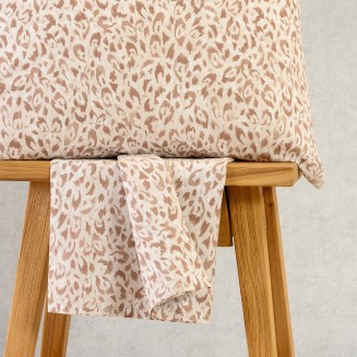 Σεντόνι Σετ 2 Τεμ. Ημίδιπλο Με Λάστιχο 120x200+32 Melinen Casual Line Mini Leo Mocca