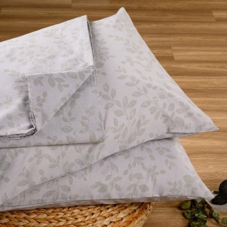 Σεντόνι Σετ 3 Τεμ. King Size Με Λάστιχο 180x200+32 Melinen Casual Line Mini Botan Blue