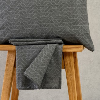 Σεντόνι Σετ 3 Τεμ. King Size Με Λάστιχο 180x200+32 Melinen Ultra Line Mini Paris Anthracite Σεντόνι Σετ 3 Τεμ. King Size Με Λάστιχο 180x200+32 Melinen Ultra Line Mini Paris Anthracite