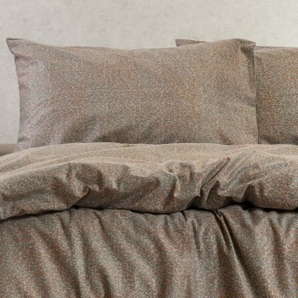 Μαξιλαροθήκες Σετ 2 Τεμαχίων Φανέλα 53x72 Melinen Keshia Grey