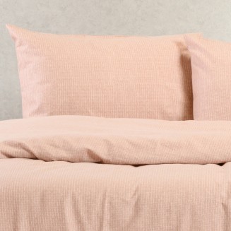 Μαξιλαροθήκες Σετ 2 Τεμαχίων Φανέλα 53x72 Melinen Owen Rose