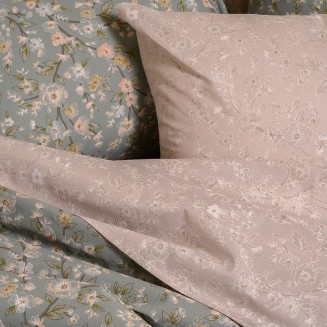 Μαξιλαροθήκες Σετ 2 Τεμαχίων 50x70 Πανωσέντονου Melinen Ultra Line Amy Aqua