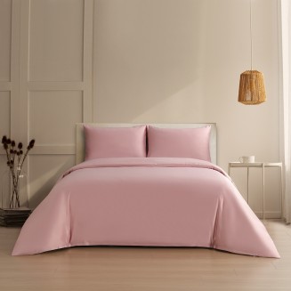Παπλωματοθήκη Σετ 3Τμχ Υπέρδιπλη 225x245 Melinen Bella Satin Rose