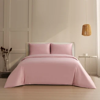 Παπλωματοθήκη Σετ 3Τμχ Υπέρδιπλη 225x245 Melinen Bella Satin Rose