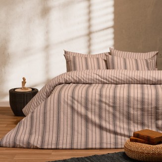 Σεντόνια Σετ Διπλά 205x270 Melinen Ultra line Jun Grey