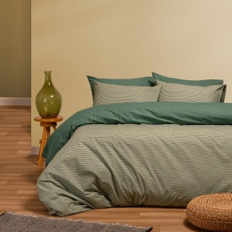 Σεντόνια Σετ Γίγας 260x270 Melinen Casual Line Fakir Dark Aqua