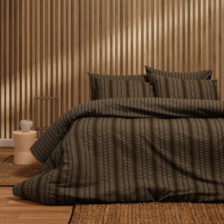 Σεντόνια Σετ Μονά Με Λάστιχο 100x200+32 Melinen Ultra Line Jun Anthracite
