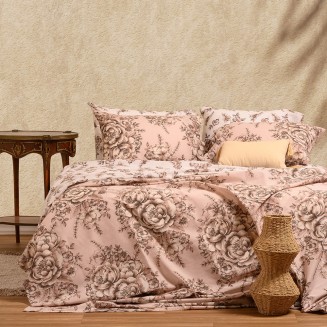 Σεντόνια Σετ Μονά Με Λάστιχο 100x200+32 Melinen Ultra Line Zane Beige