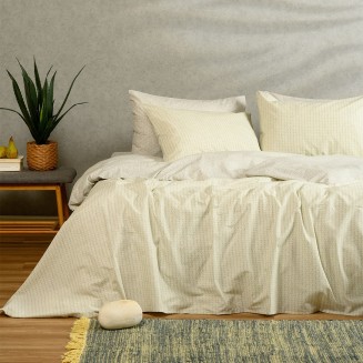 Σεντόνια Σετ Μονά 170x270 Melinen Casual Line Layla Pastel Aqua