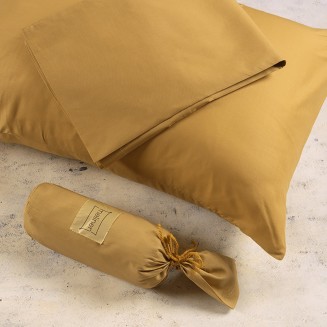 Σεντόνια Σετ Με Λάστιχο Υπέρδιπλα 160x200+32 Melinen Urban Line Curry