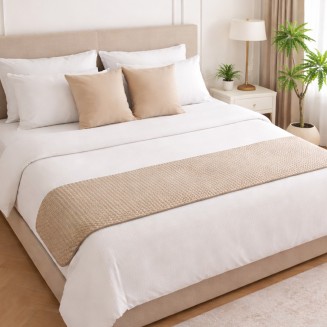 Τραβερσα Κρεβατιου Omnia Greige (55Χ250) Melinen