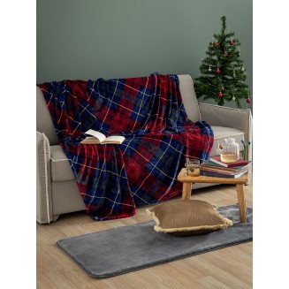 Κουβέρτα Fleece Μονή 160x220 Palamaiki Claus