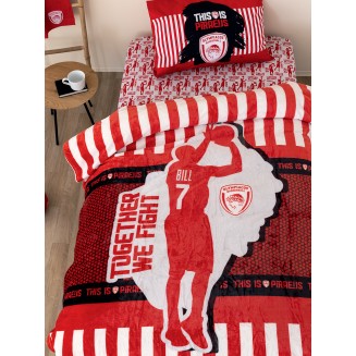 Κουβέρτα Fleece Μονή 160x220 Palamaiki DG Olympiacos