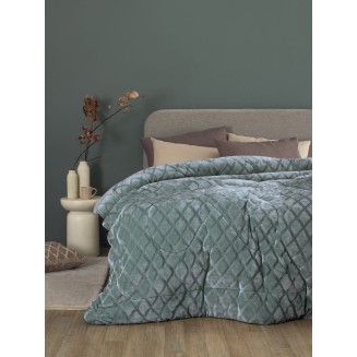 Κουβερτοπάπλωμα King Size 240x260 Palamaiki Nadine/5 Jade