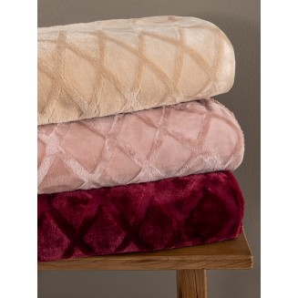 Κουβερτοπάπλωμα King Size 240x260 Palamaiki Nadine/5 Sand