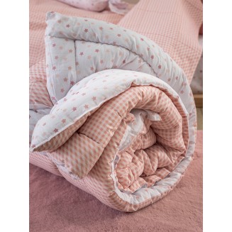 Πάπλωμα Μονό 160x240 Palamaiki Bon Bon Rose