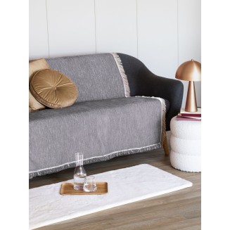 Ριχτάρι Διθέσιου Καναπέ 180x250 Palamaiki Tuna/2 Light Grey