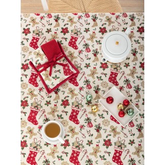 Πετσέτες Κουζίνας Σετ 2 Τεμαχίων 40x70 Palamaiki Με Πιάστρα Christmas Collection CC102