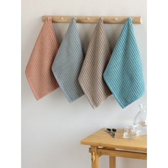 Πετσέτες Κουζίνας Σετ 2 Τεμαχίων 40x50 Palamaiki Kitchen Towels Kity Grey