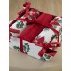 Σετ 3 Πετσέτες Κουζίνας 40x70 με καλάθι Christmas Collection CC101