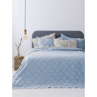 Κουβερλί Σετ Μονό 160x240 Palamaiki Ifigeneia Denim