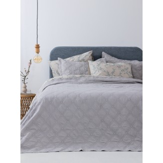Κουβερλί Σετ Μονό 160x240 Palamaiki Ifigeneia Silver