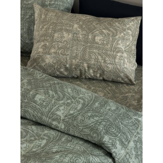 Σεντόνια Σετ Μονά Με Λάστιχο 110x200+30 Palamaiki Φανέλα Flannel Beauty FB0241