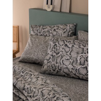 Σεντόνια Σετ Μονά Με Λάστιχο 110x200+30 Palamaiki Φανέλα Flannel Beauty FB0242