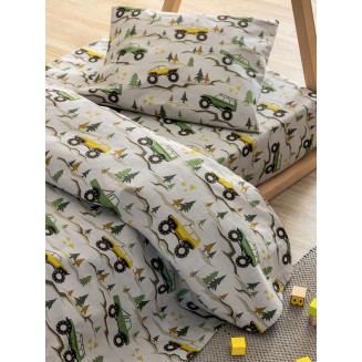 Σεντόνια Σετ Μονά 170x260 Palamaiki My Kingdom MK775