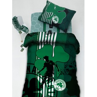 Σεντόνια Σετ Μονά Με Λάστιχο 110x200+30 Palamaiki Panathinaikos F.C. FC11