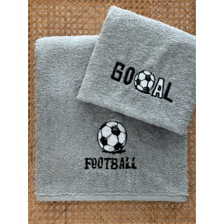 Πετσέτες Σετ Παιδικές 2 Τεμαχίων Palamaiki Kids Bath Goal