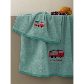 Πετσέτες Σετ Παιδικές 2 Τεμαχίων Palamaiki Kids Bath Rescue