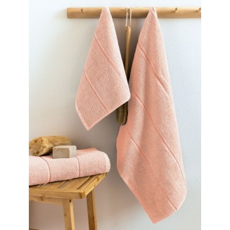 Πετσέτες Σετ 3 Τεμαχίων Palamaiki Cler Rose