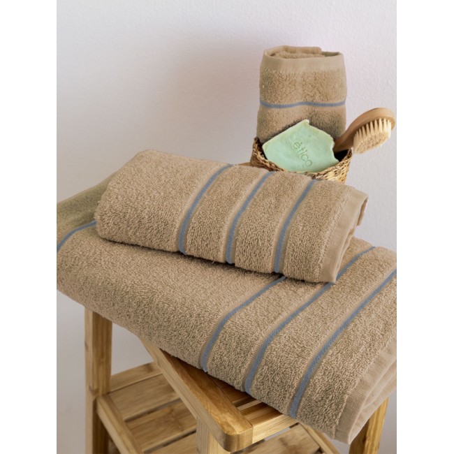 Σετ Πετσέτες (30X50, 50X90, 70X140) JODI BEIGE
