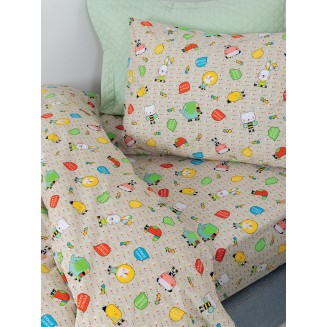 Σεντόνια Σετ Κούνιας 70x140+15 Με Λάστιχο Palamaiki My Kingdom MK768